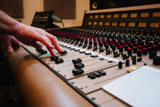 John T. Baker at the board